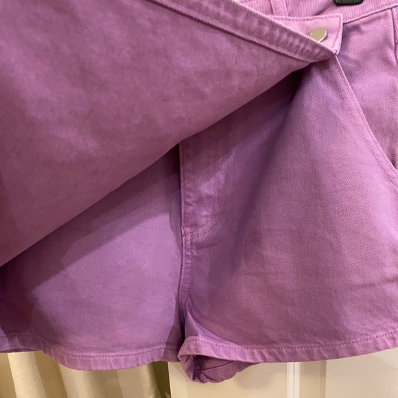 NWT English Factory High Waist Denim Skort - Picture 3 of 4